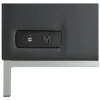 Alera Qub Series Powered Armless L Sectional, 26.38w X 26.38d X 30.5h, Black - Image 2