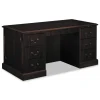 94000 Series Double Pedestal Desk, 60″ X 30″ X 29.5″, Mahogany
