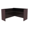 Alera Valencia Reversible Reception Return, 44.13w x 23.63d x 41.5h, Espresso - Image 2