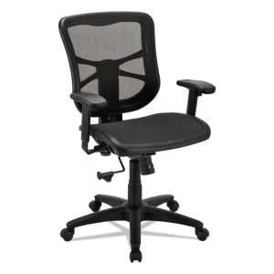 Alera Elusion Series Mesh Mid-Back Swivel/tilt Chair, Supports Up To 275 Lb, 17.9″ To 21.6″ Seat Height, Black