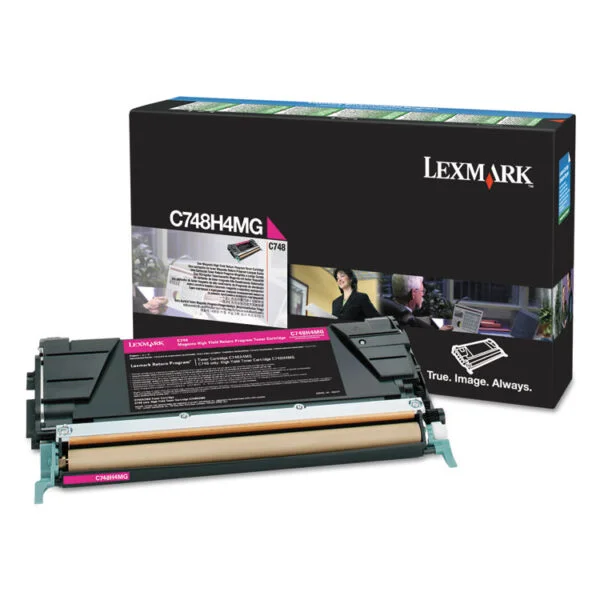 C748h1mg Return Program High-Yield Toner, 10,000 Page-Yield, Magenta, Taa Compliant