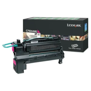 C792a4mg Return Program Toner, 6,000 Page-Yield, Magenta