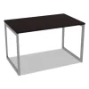 Alera Open Office Desk Series Adjustable O-Leg Desk Base, 47.25 to 70.78w x 29.5d x 28.5h, Silver - Image 3