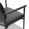 Alera Sorrento Series Ultra-Cushioned Stacking Guest Chair, 25.59″ x 24.01″ x 33.85″, Black, 2/Carton - Image 2
