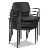 Alera Sorrento Series Ultra-Cushioned Stacking Guest Chair, 25.59″ x 24.01″ x 33.85″, Black, 2/Carton - Image 3