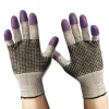 G60 Purple Nitrile Gloves, 230 mm Length, Medium/Size 8, Black/White, 12 Pairs/Carton - Image 3