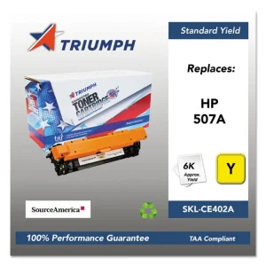 751000nsh1281 Remanufactured Ce402a (507a) Toner, 6,000 Page-Yield, Yellow
