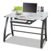 Xpressions 47″ Computer Desk, 47″ X 23″ X 37″, Frosted/black