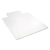 All Day Use Non-Studded Chair Mat For Hard Floors, 45 X 53, Wide Lipped, Clear - Image 3