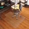EverLife Chair Mat for Hard Floors, Light Use, Rectangular with Lip, 45 x 53, Clear
