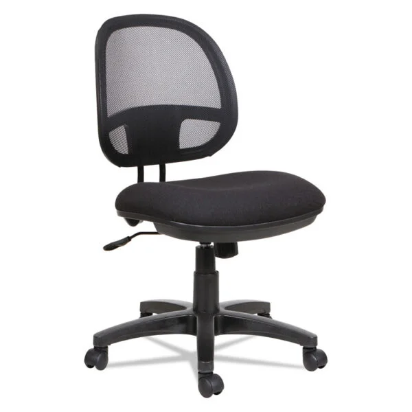 Alera Interval Series Swivel/tilt Mesh Chair, Supports Up To 275 Lb, 18.3″ To 23.42″ Seat Height, Black