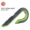 Box Cutters, Double Sided, Replaceable, 1.29" Stainless Steel Blade, 7" Nylon Handle, Gray/Green - Image 3
