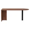 Alera Valencia Series D-Top Desk, 71″ X 29.5″ X 29.5″, Modern Walnut