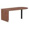 Alera Valencia Series D-Top Desk, 71″ X 29.5″ X 29.5″, Modern Walnut - Image 2