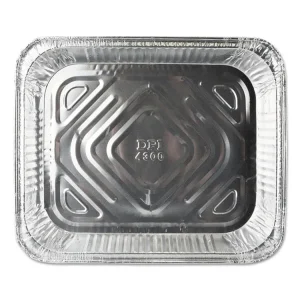 Aluminum Steam Table Pans, Half-Size Shallow-79.5 Oz., 1.69″ Deep, 10.38 X 12.75, 100/carton
