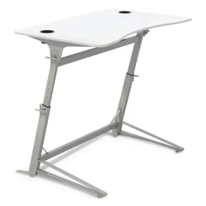 Verve Standing Desk, 47.25″ X 31.75″ X 36″ To 42″, White