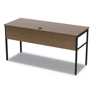 Urban Series Desk Workstation, 59″ X 23.75″ X 29.5″, Natural Walnut