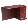 94000 Series “L” Workstation Right Return, 48w x 24d x 29.5h, Mahogany