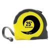 Easy Grip Tape Measure, 25 Ft, Plastic Case, Black And Yellow, 1/16" Graduations - Image 3