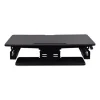 AdaptivErgo Two-Tier Sit-Stand Lifting Workstation, 35.12″ x 31.1″ x 5.91″ to 19.69″, Black - Image 2
