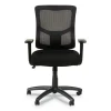Alera Elusion Ii Series Mesh Mid-Back Swivel/tilt Chair, Adjustable Arms, Supports 275lb, 17.51″ To 21.06″ Seat Height, Black