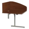 Study Carrell Add On, 1-Leg, 31.25 X 23.25 X 45.25, Cherry - Image 2
