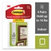 Picture Hanging Strips, Large, Removable, Holds Up To 4 Lbs Per Pair, 0.75 X 3.65, White, 12 Pairs/pack - Image 2