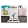 Clip And Twist Desktop Tape Dispenser, With Tape Roll, 1″ Core, Plastic, Gray - Image 3