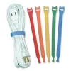One-Wrap Pre-Cut Thin Ties, 0.5″ X 8″, Assorted Colors, 5/pack - Image 3