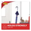 General Purpose Wire Hooks, Large, Metal, White, 5 lb Capacity, 3 Hooks and 8 Strips/Pack - Image 2