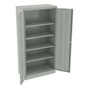 72″ High Standard Cabinet (Assembled), 36w x 18d x 72h, Light Gray