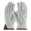 Economy Grade Top-Grain Cowhide Leather Drivers Gloves, Small, Tan - Image 2