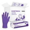 PURPLE NITRILE Exam Gloves, 242 mm Length, Medium, Purple, 1,000/Carton
