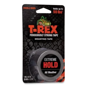 Extreme Hold Mounting Tape, 1.5″ Core, 1″ X 1.66 Yds, Black