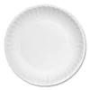 White Paper Plates, 6″ Dia, 100/pack, 10 Packs/carton