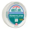White Paper Plates, 6″ Dia, 100/pack, 10 Packs/carton - Image 2
