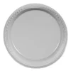 Plastic Dinnerware, Plates, 10.25″ Dia, White, 125/pack - Image 2