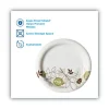 Pathways Soak-Proof Shield Mediumweight Paper Plates, Wisesize, 6.88″ Dia, Green/burgundy, 125/pack - Image 2