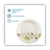 Pathways Soak-Proof Shield Mediumweight Paper Plates, 8.5″ Dia, Green/burgundy, 125/pack - Image 3
