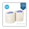 Paper Dinnerware, Plates, White, 8.5″ Dia, 125/pack, 4/carton - Image 3