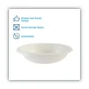 Paper Dinnerware, Plates, White, 8.5″ Dia, 125/pack, 4/carton - Image 2