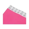 Crowd Management Wristbands, Sequentially Numbered, 9.75" x 0.75", Neon Pink, 500/Pack - Image 2