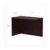 Alera Valencia Series Reversible Return/Bridge Shell, 42w x 23.63d x 29.5h. Mahogany - Image 2