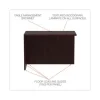 Alera Valencia Series Reversible Return/Bridge Shell, 42w x 23.63d x 29.5h. Mahogany - Image 4