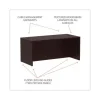 Alera Valencia Series Straight Front Desk Shell, 65″ X 29.5″ X 29.63″, Mahogany - Image 2