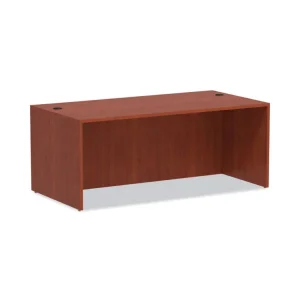 Alera Valencia Series Straight Front Desk Shell, 71″ X 35.5″ X 29.63″, Medium Cherry