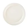 ECOSAVE Tableware, Plate, Bagasse, 10.13″ dia, White, 16/Pack