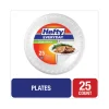Soak Proof Tableware, Foam Plates, 10.25″ Dia, White, 25/pack 10 Packs/carton - Image 2