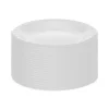 Placesetter Deluxe Laminated Foam Dinnerware, Plate, 6″ dia, White, 1,000/Carton - Image 2