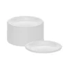 Placesetter Deluxe Laminated Foam Dinnerware, Plate, 6″ dia, White, 1,000/Carton - Image 3